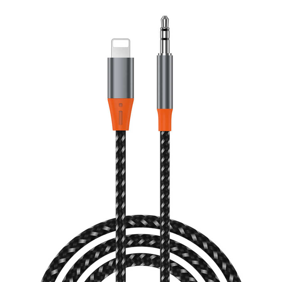 Wiwu YP06 Lightning To 3.5mm Aux Audio 1.2 Metre Ses Kablosu - 1 Wiwu YP06 Lightning To 3.5mm Aux Audio 1.2 Metre Ses Kablosu - 1